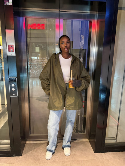 Imperméable oversize court