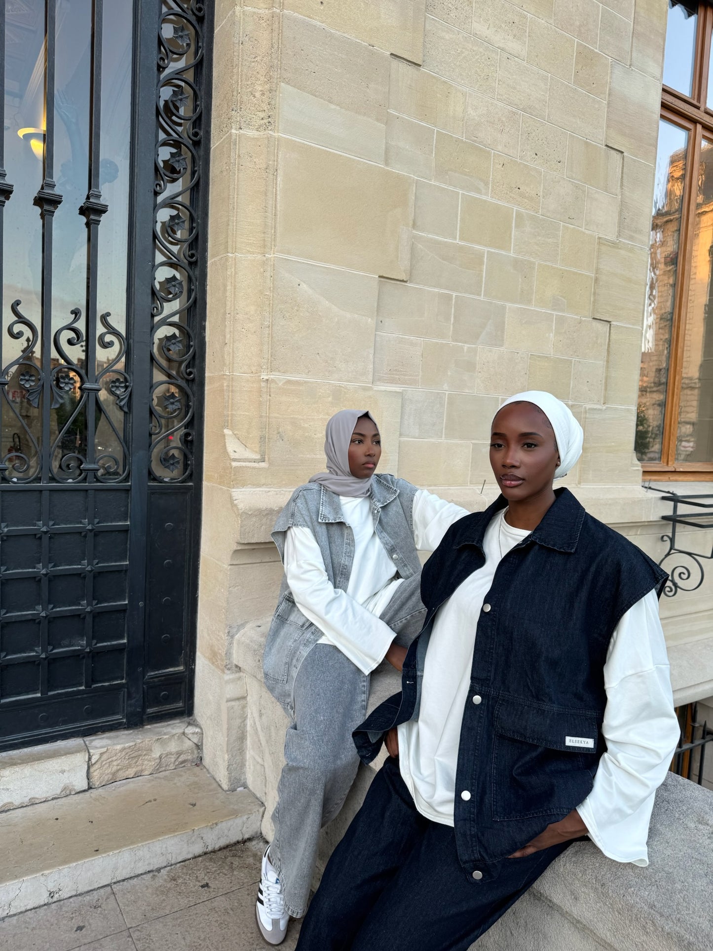 Veste en jean sans manche